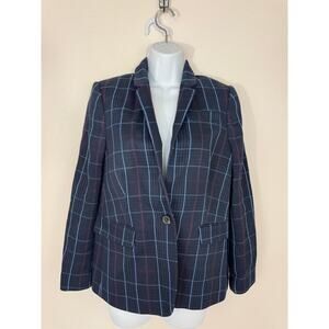 Vince Camuto Plaid Blazer Jacket Women’s Size 4 NWT $249